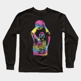 Colorful Michael Jordan Long Sleeve T-Shirt